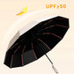 🌧️ BUY 2 GET 1 FREE – Reflective Safety Umbrella – NC Fabric + Alloy Frame – Reverse Retractable & Ring Buckle for Commuters & Night Walkers