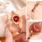 Womne's Colored Zircon Bracelet Watch