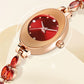 Womne's Colored Zircon Bracelet Watch
