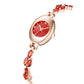 Womne's Colored Zircon Bracelet Watch