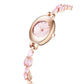 Womne's Colored Zircon Bracelet Watch