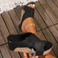 📢📢50% OFF !! ⏰Women's Wedge Sandals with Studded Details