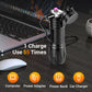 🔥Hot Sale 50% OFF🔦Multifunctional rechargeable strong light flashlight with electric fire⚡