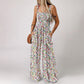 ✨ 50% OFF NOW! 🌼 Women’s Floral Sleeveless Jumpsuit – Smocked Bust & Wide-Leg Summer Chic 👒🏖️