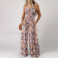 ✨ 50% OFF NOW! 🌼 Women’s Floral Sleeveless Jumpsuit – Smocked Bust & Wide-Leg Summer Chic 👒🏖️