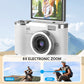 💎 60% OFF! 💎 4K HD Flip-Screen Digital Camera – 8X Zoom, Auto Focus & Rotating Screen for Vlogging & Selfies 📸🌈