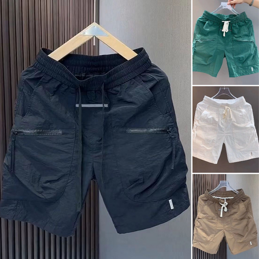 ⏰ LIMITED TIME 50% OFF! 👖☀️ Men's Casual Waisted Comfort Shorts – Stretchy Elastic Waistband & Lightweight Breathable Fabric 🏖️🌊