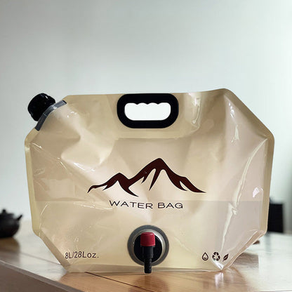💧 LIMITED TIME 50% OFF! 🏕️ Outdoor Collapsible Water Container Bag – 8L Capacity, Knob Faucet, Foldable 🌲