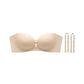Removable Straps Wire-Free Gathering Bra – Nylon – Versatile 4-in-1 Design for Daily Wear & Special Occasions 🌸