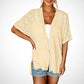 📢📢40% OFF !! ⏰2026 New Stylish Flowy Short Sleeve Cardigan