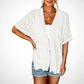 📢📢40% OFF !! ⏰2026 New Stylish Flowy Short Sleeve Cardigan