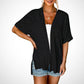 📢📢40% OFF !! ⏰2026 New Stylish Flowy Short Sleeve Cardigan