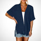 📢📢40% OFF !! ⏰2026 New Stylish Flowy Short Sleeve Cardigan