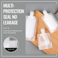 🌷 SUPER PRACTICAL! 🛫 Portable Travel Fluid Makeup Packing Bag (10 Pcs) – Leak-Proof, Transparent & Reusable – Travel Light, Hassle-Free ✨