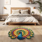 Quick-Dry Non-Slip Peacock Mat