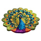 Quick-Dry Non-Slip Peacock Mat