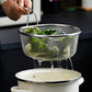 ⏳ LIMITED TIME 50% OFF! ⏰ Stainless Steel Sieve with Handle – Fine & Coarse Mesh Options for Sifting & Draining 🥄