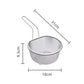 ⏳ LIMITED TIME 50% OFF! ⏰ Stainless Steel Sieve with Handle – Fine & Coarse Mesh Options for Sifting & Draining 🥄