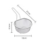 ⏳ LIMITED TIME 50% OFF! ⏰ Stainless Steel Sieve with Handle – Fine & Coarse Mesh Options for Sifting & Draining 🥄