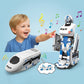 🔥LAST DAY SALE 50% OFF!!🏆Rechargeable Transforming Train Robot Toy