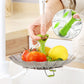 🥦 50% OFF! ✨ Foldable Stainless Steel Steamer Basket – Expandable Flower-Petal Design Fits Multiple Pot Sizes, Removable Center Handle & Heat-Resistant Silicone Feet – 100% Food-Grade Rustproof Multi-Use Steamer, Colander & Serving Bowl 🍲