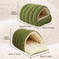 😸 50% OFF! ✨ Warm Cozy Plush Pet Cave – Insulated Cloud-Soft Plush, Draft-Free Dome Design & Double-Dose PP Cotton – Adjustable Entryway with Spacious Interior for Deep Restful Sleep 🛏️