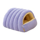 😸 50% OFF! ✨ Warm Cozy Plush Pet Cave – Insulated Cloud-Soft Plush, Draft-Free Dome Design & Double-Dose PP Cotton – Adjustable Entryway with Spacious Interior for Deep Restful Sleep 🛏️