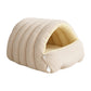 😸 50% OFF! ✨ Warm Cozy Plush Pet Cave – Insulated Cloud-Soft Plush, Draft-Free Dome Design & Double-Dose PP Cotton – Adjustable Entryway with Spacious Interior for Deep Restful Sleep 🛏️