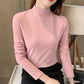 🔥Limited stock available 60% OFF🔥Women's Comfortable Solid Color Half High Neck Long Sleeve Top