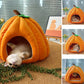 💥 LIMITED TIME 50% OFF! 🐾 Warm & Cozy Semi-Enclosed Pet Bed – Thickened Plush, All-Season Comfort & Moisture-Resistant Base ✨