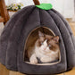 💥 LIMITED TIME 50% OFF! 🐾 Warm & Cozy Semi-Enclosed Pet Bed – Thickened Plush, All-Season Comfort & Moisture-Resistant Base ✨