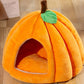 💥 LIMITED TIME 50% OFF! 🐾 Warm & Cozy Semi-Enclosed Pet Bed – Thickened Plush, All-Season Comfort & Moisture-Resistant Base ✨