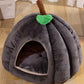 💥 LIMITED TIME 50% OFF! 🐾 Warm & Cozy Semi-Enclosed Pet Bed – Thickened Plush, All-Season Comfort & Moisture-Resistant Base ✨