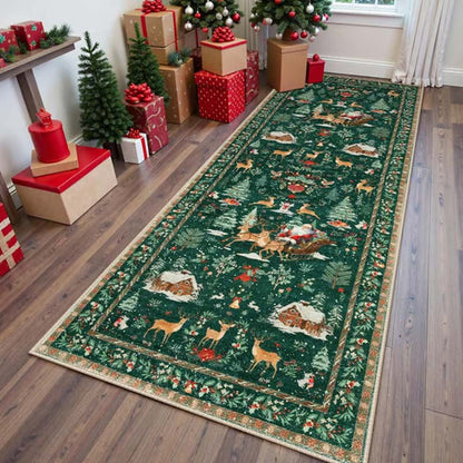 🦌🎄🎅Soft Non-Slip Christmas Rug For Home Decor🎁