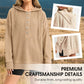 🎉 LIMITED TIME 50% OFF! 🧥 Women's Fashion Long Sleeve Hoodie – V-Neck Button Design & Relaxed Fit with Side Slits 🌸