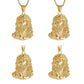 Jesus Head Pendant Necklace