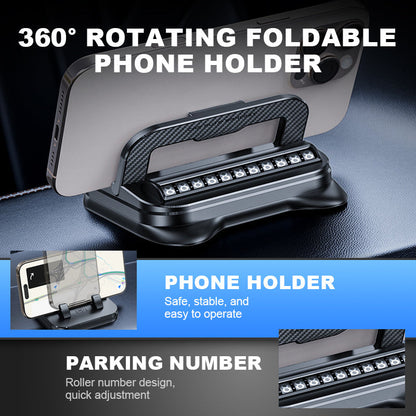 📱 49% OFF NOW! ✨ 360° Rotating Foldable Phone Holder - Universal Compatibility with Anti-Slip Base for Desk, Car & Travel Use 🚗💻