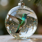 🔥Buy 1 Get 1 Free🔥Nature's Bird Glass-Look Sphere Ornament