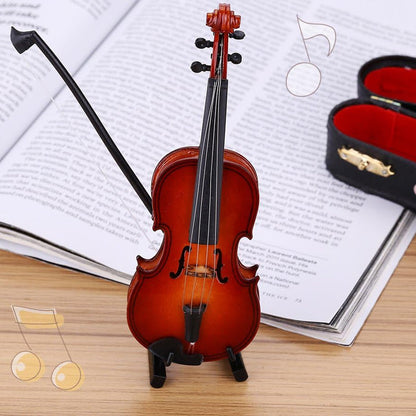 🎻 BUY 3 GET 1 FREE! 🎉 Mini Violin Model Ornament – Exquisite Detail, Perfect Graduation Gift & Holiday Decor 📦