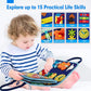 🧩 LIMITED TIME 50% OFF! 🦄 Felt Puzzle Learning Busy Board – Multifunctional Activities, Soft & Safe Material & Interactive Elements – Fun Learning on the Go ✨