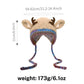 🎁🎄Christmas Sale 50% OFF! 🦌Original design Festive Christmas Antler Hat🧶