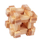 🔥 70% OFF! ✨ Luban Lock Wooden Puzzle - Stimulates Spatial Intelligence, Natural Wood Design, Educational Family Game 🧩🤲
