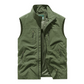 Men's Oversized Sleeveless Vest Jacket with Pockets