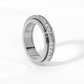📍 LIMITED TIME 50% OFF! 💍 Titanium Steel Rotatable Spinner Ring with Zirconia – Stress-Relief Design, 18K Gold Plating & Hypoallergenic ✨
