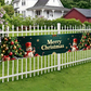 🎅 50% OFF! ✨ Outdoor Christmas Hanging Banner – Fade-Resistant Santa Design, Durable Weatherproof Polyester & Pre-Installed Grommets – Festive Holiday Decor for Porch, Fence & Garden 🎄