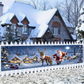 🎅 50% OFF! ✨ Outdoor Christmas Hanging Banner – Fade-Resistant Santa Design, Durable Weatherproof Polyester & Pre-Installed Grommets – Festive Holiday Decor for Porch, Fence & Garden 🎄