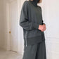Women's Turtleneck Knit Loungewear Set