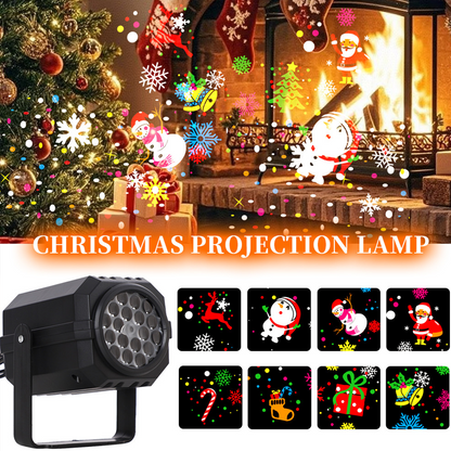 🔥Christmas Limited-Time Offer: 49% OFF!!! 🎁Rotating LED Christmas Pattern Projector Light
