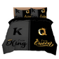 3-Piece "King & Queen" Couple's Duvet Cover Set