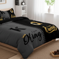 3-Piece "King & Queen" Couple's Duvet Cover Set